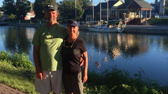 Noodin and Her Captains at Brockport