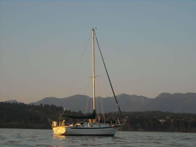 At the end of the lake with no place to go.