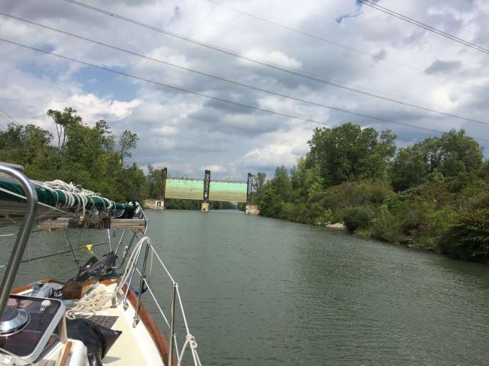 Approaching the First Guard Gate at Lockport