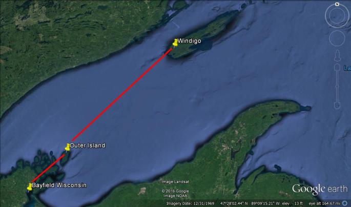 Bayfield to Isle Royal