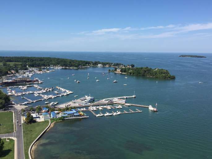 Put In Bay from the Monument - Can you See Noodin?