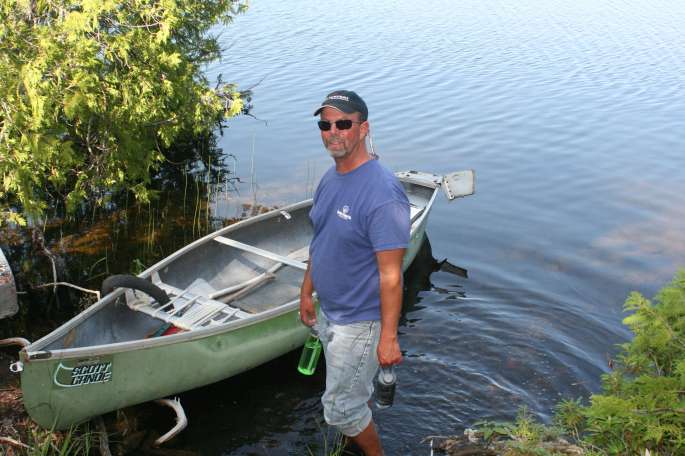 Murry's Canoe at Kenny Lake