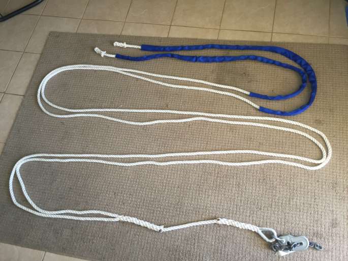 The almost finished bridle