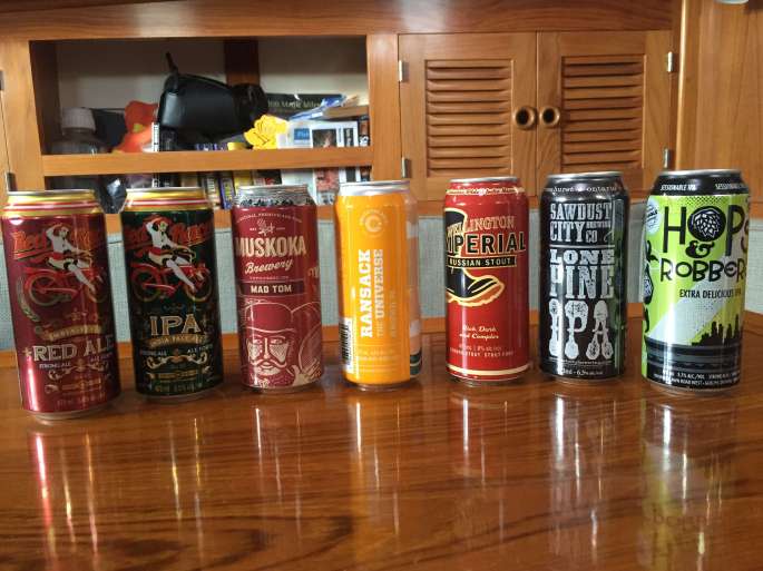 A Nice Assortment of Canadian Craft Beer