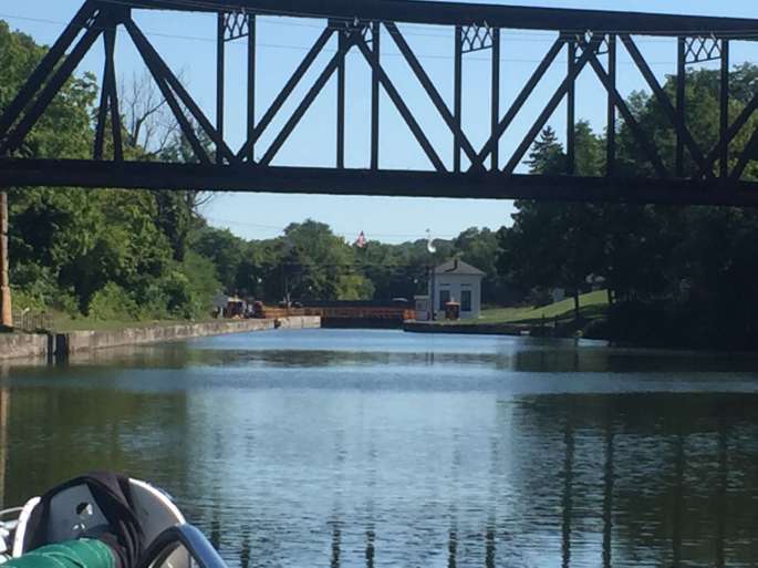 One of the many low bridges