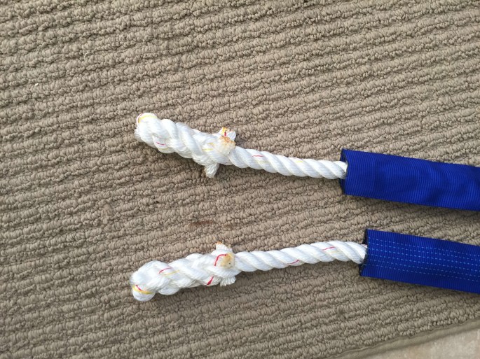 Back splices for a finished look and to hold chafe protection on