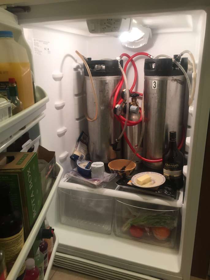 Brought a little home brew to cut down on expenses....